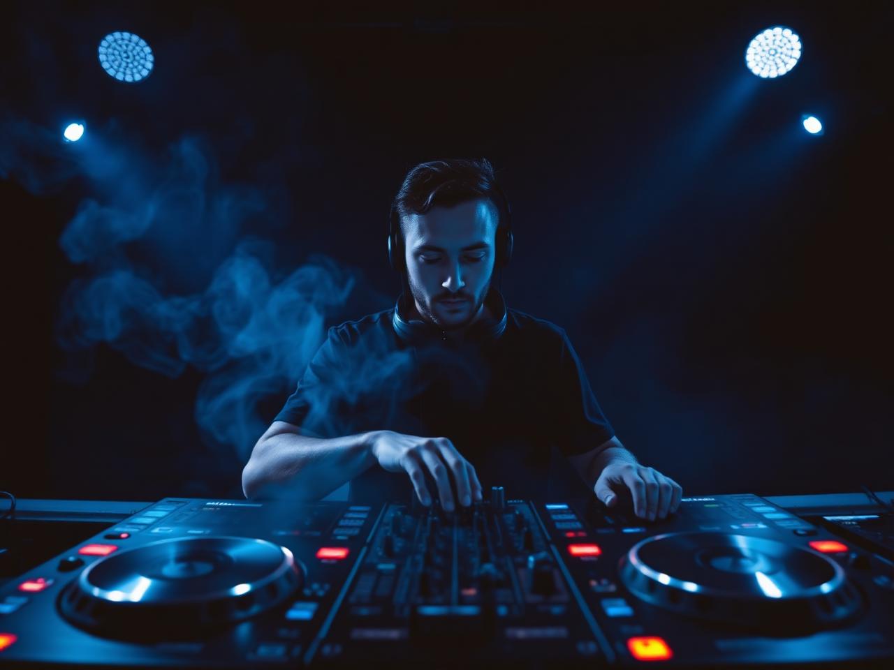 Panos Vasileiadis behind the decks